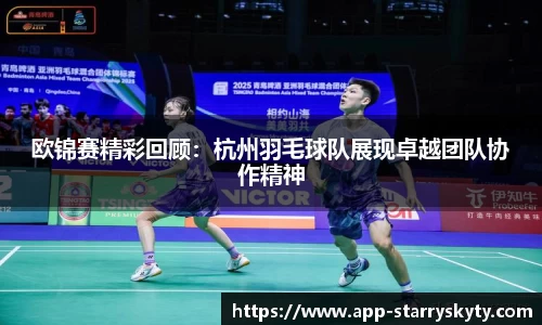 欧锦赛精彩回顾：杭州羽毛球队展现卓越团队协作精神